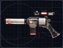 An array of Bounty Hunter blasters, used to take out or capture targets.