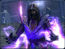 Sith Assassin draws on the raw power of the dark side, focusing his strength before battle.