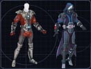 Progression through story is not without rewards for the Sith Warrior, shown here modeling a series of well earned armor upgrades.