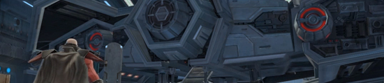 Unter Spielerschiffe in The Old Republic seht ihr eine Corellianische leichte Korvette der Vanguard-Klasse der ...