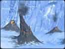 The volcanic currents running under Hoth’s surface not only provide the heat necessary for subterranean plant life but occasionally cause fissures to appear on the surface.
