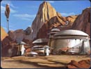 Nestled against the mountains of Tatooine, Mos Ila has been taken by the Imperial military as their Tatooine base.