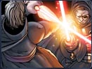 Threat of Peace, Issue #21 Lord Angral returns to Korriban to confront Lord Baras amid accusations that Baras has been trying to sabotage the peace treaty.