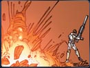Threat of Peace, Issue #25 The battle in Dantooine’s crystal caves reaches a climax as Lord Baras tries to turn Satele to the dark side.