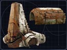 Taris Ces pièces de fuselage sont les seuls vestiges d'un vaisseau qui s'est écrasé dans la ville souterraine de Taris il y a maintenant plusieurs siècles.
