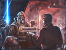 Le Traité de Coruscant Les Jedi embarquent à contrecœur pour Tython après la signature du Traité de Coruscant par la République.